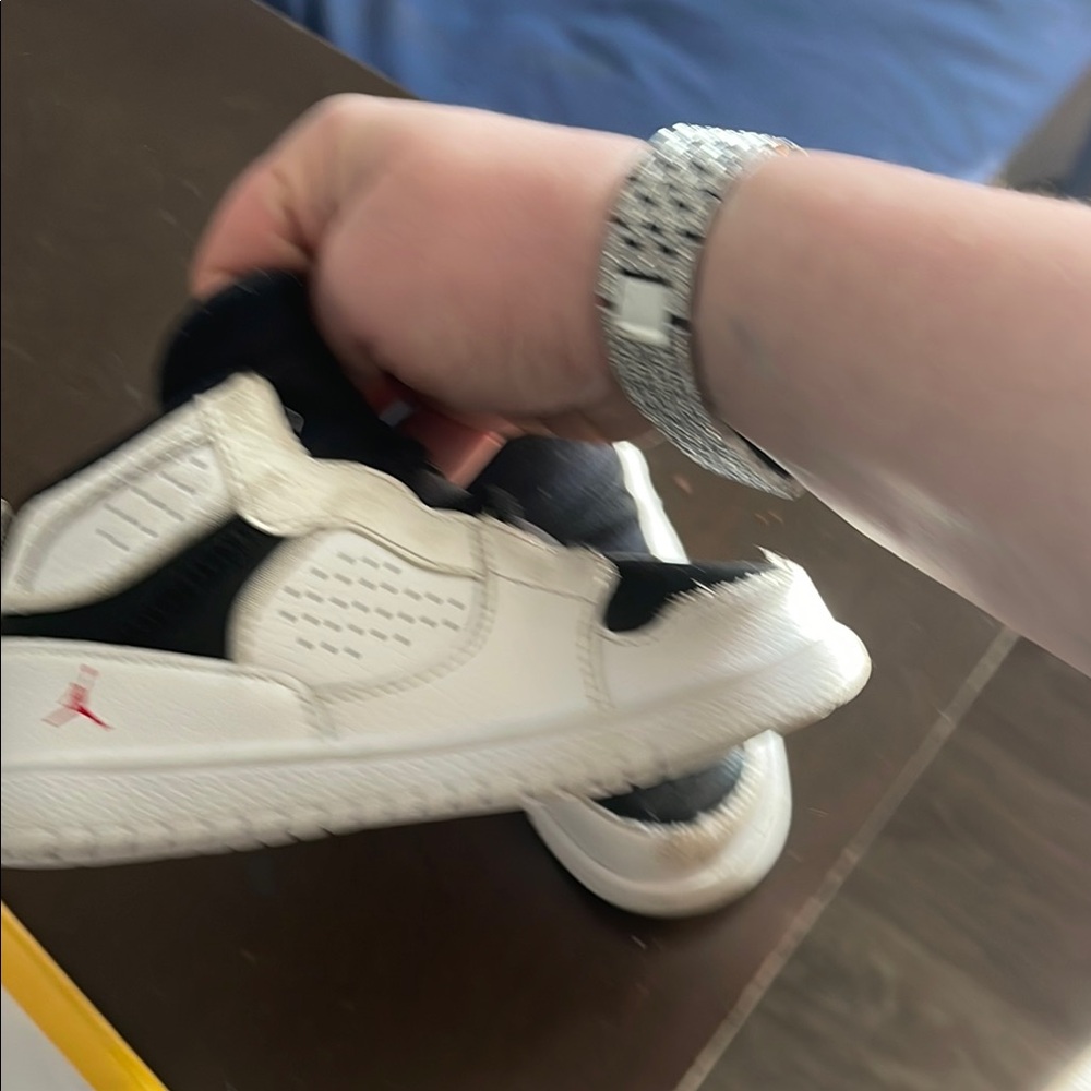 Kids Black and White Sneakers